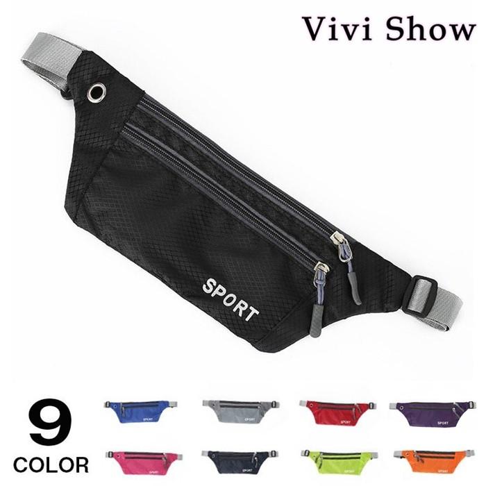 ウエストポーチ メンズ ランニングポーチ レディース ウエストバッグ