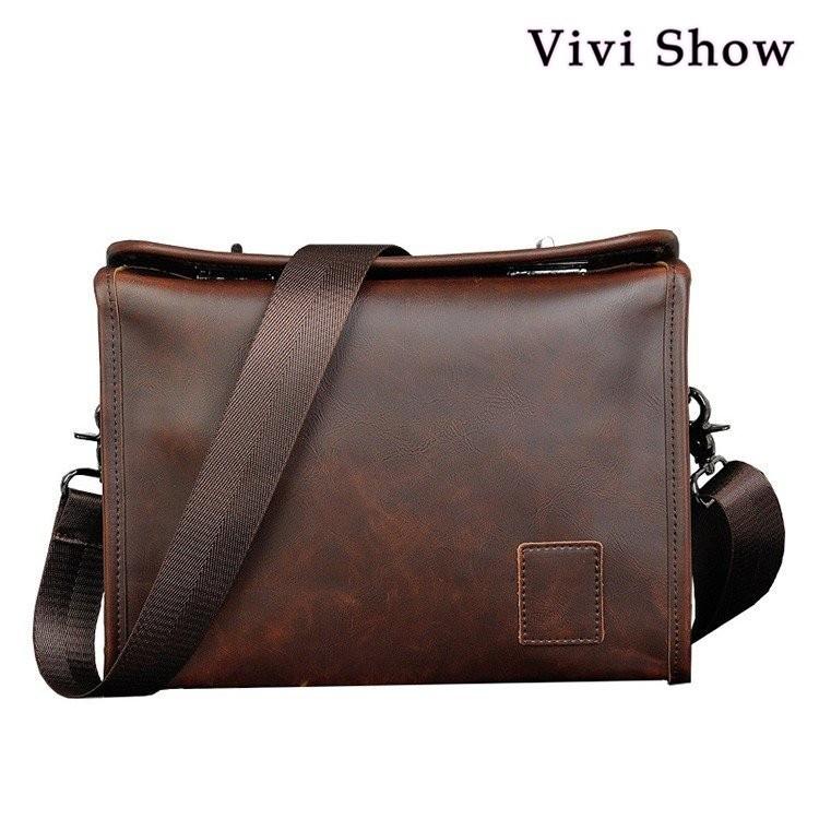 レザーバッグ ショルダーバッグ サコッシュ ビジネスバッグ メンズ メッセンジャーバッグ 斜めがけ バッグ 軽量 カバン Sto641 Vivishow 通販 Yahoo ショッピング