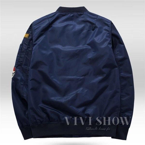 ネイビー MA-1フライトジャケット LA, CALIFORNIA刺繍 柄のチョイスや仕上がりも絶品！ スペシャルな『刺繍MA-1』が到着