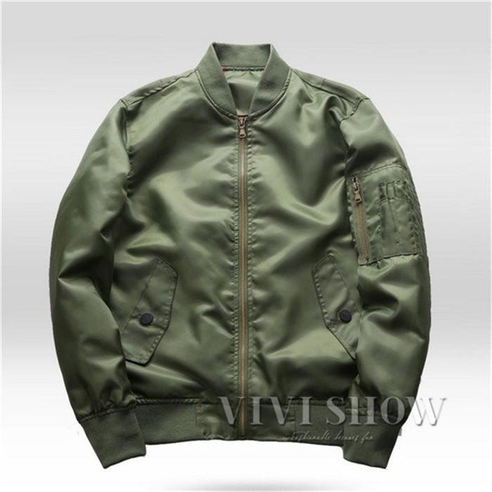 ミリタリージャケット メンズ MA-1 MA1 無地 お兄系 B系 フライト