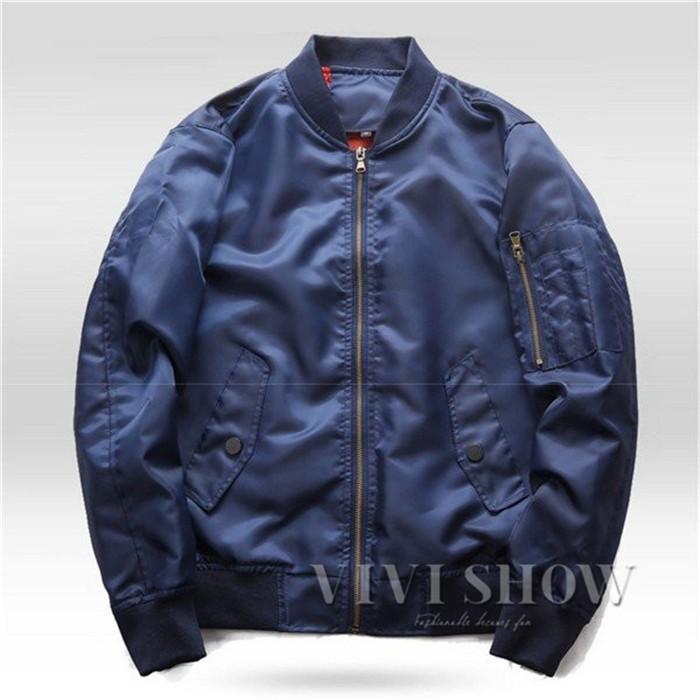 ミリタリージャケット メンズ MA-1 MA1 無地 お兄系 B系 フライト