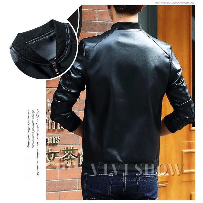 ライダース ジャケット PUレザー レザージャケット メンズ 革ジャン