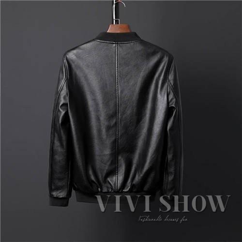 ライダースジャケット レザージャケット メンズ 中綿入り 革ジャン 