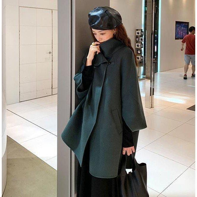 ポンチョ レディース ケープコート アウター きれいめ 大きいサイズ