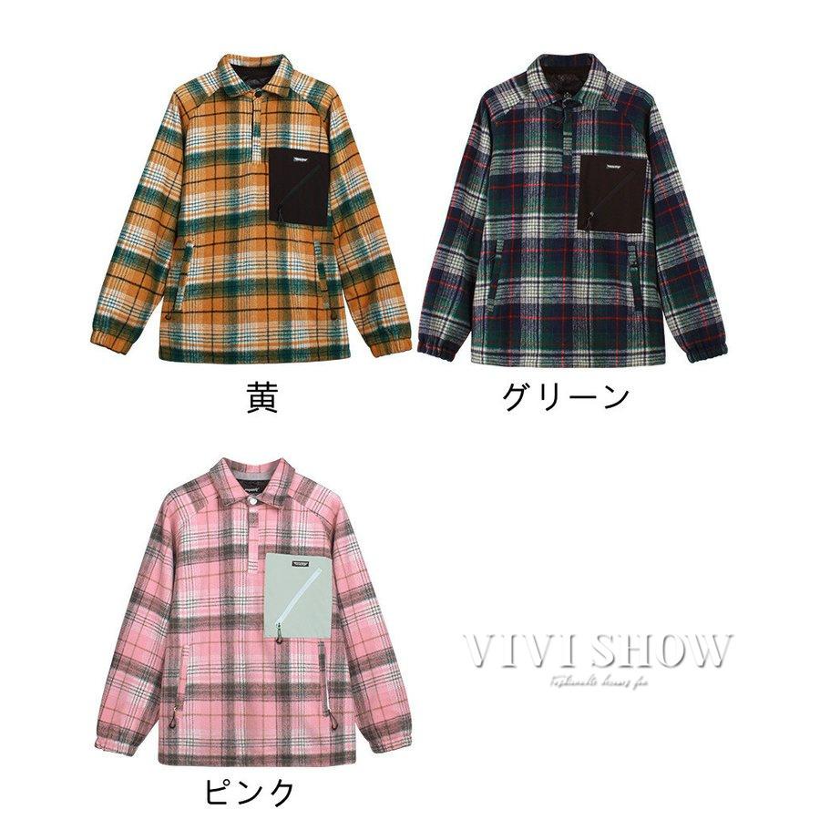 スノーボード ウェア ジャケット 単品 チェック柄 カップル お スノーボード ウェア ジャケット 単品 チェック柄 カップル お