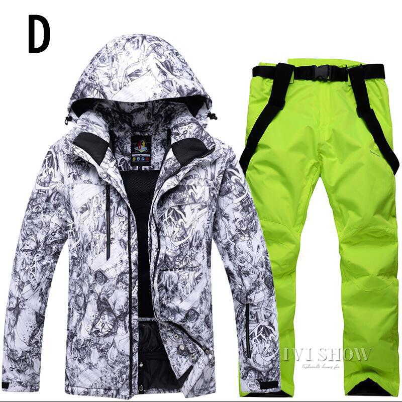 メンズ スノーボードウェア スキーウェア セットアップ 2点セット