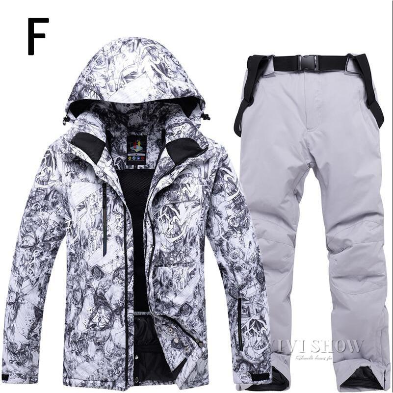 メンズ スノーボードウェア スキーウェア セットアップ 2点セット