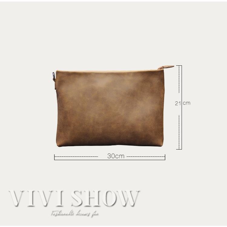 父の日 クラッチバッグ メンズバッグ 持ち手 シンプル 革 フェイク