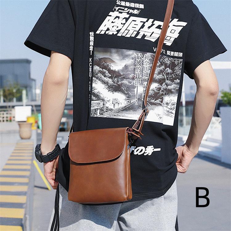 父の日 ショルダーバッグ ポシェット メンズバッグ 革 フェイクレザー