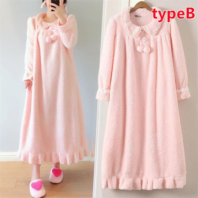 マキシ丈ルームワンピース M 3l ルームウェア ワンピース パジャマ ルームウェア 冬 レディース ルームウェア 可愛い 部屋着 ふわふわ もこもこ モコモコ ふわ Xst0006 Vivishow 通販 Yahoo ショッピング