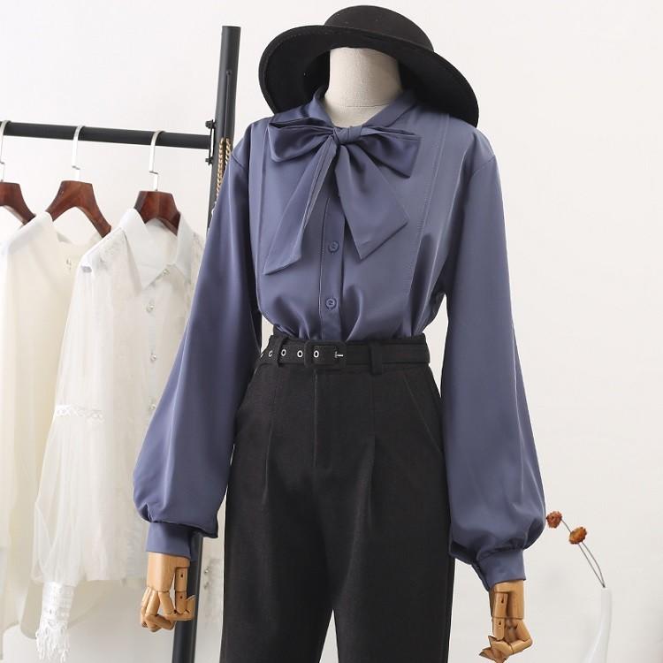 ブラウス レディース 春秋 おしゃれ 大きいサイズ シフォン 長袖シャツ