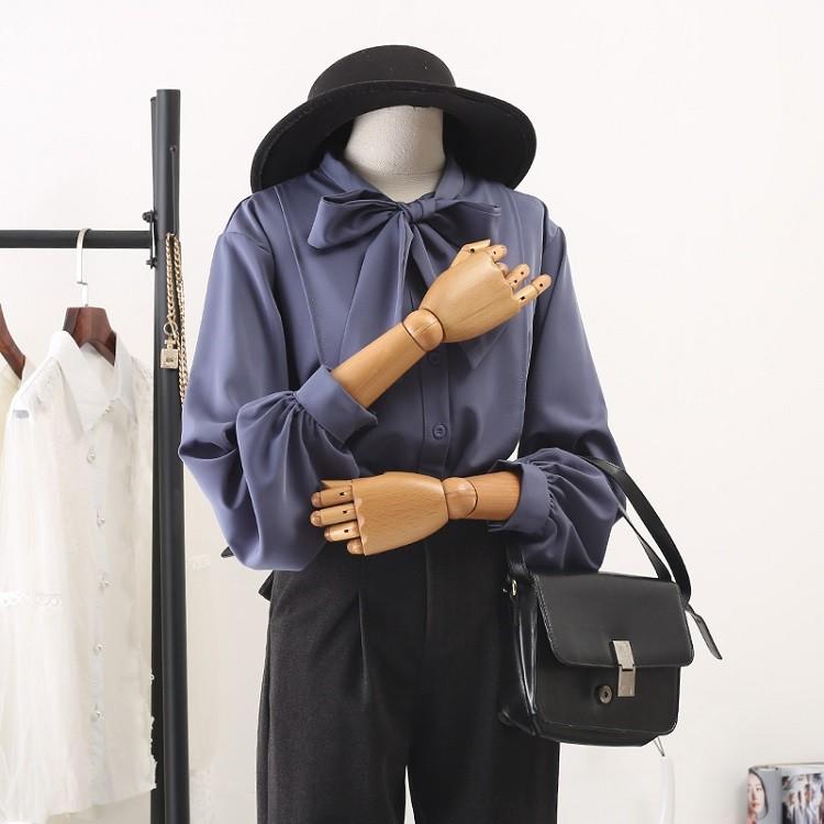 ブラウス レディース 春秋 おしゃれ 大きいサイズ シフォン 長袖シャツ