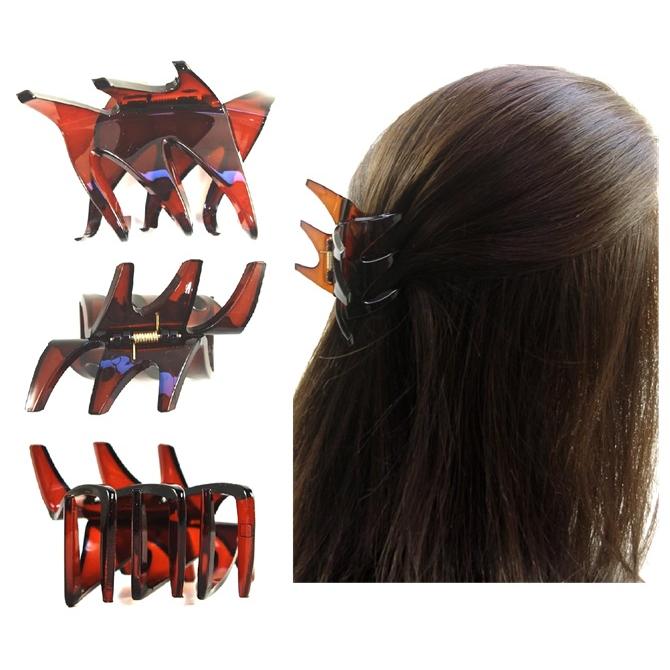 限定品】フランス製 とげとげバンス クリッブ ヘアアクセサリー 中〜大