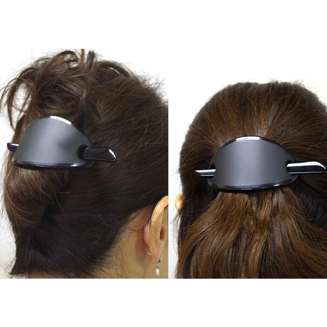 マジェステ オーバル マットｘシャイニー枠 まとめ髪どめ 棒差し 和装 お団子 ローマ留め 棒さし だ円 Viviva Beauty And Accessory 通販 Yahoo ショッピング