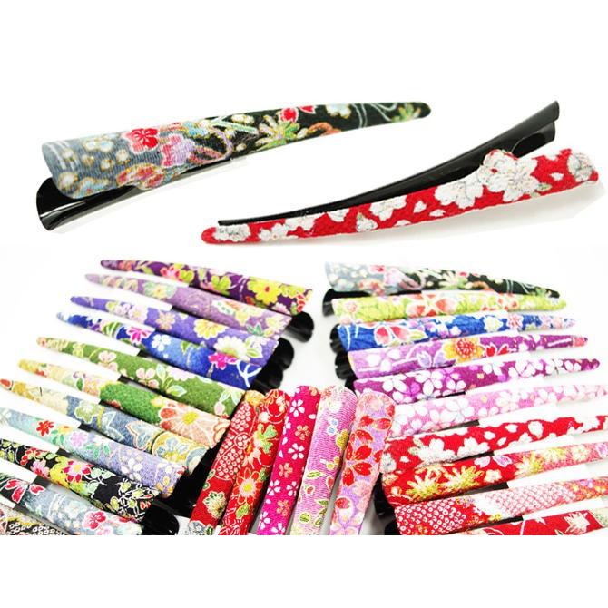 ヘアクリップ 和柄 ちりめん コンコルド 大 ワニ くちばし クリップ ダッカール ダブルクリップ まとめ髪 お祭り 髪飾り 浴衣 着物 髪留め Tmccd001 Viviva Beauty And Accessory 通販 Yahoo ショッピング