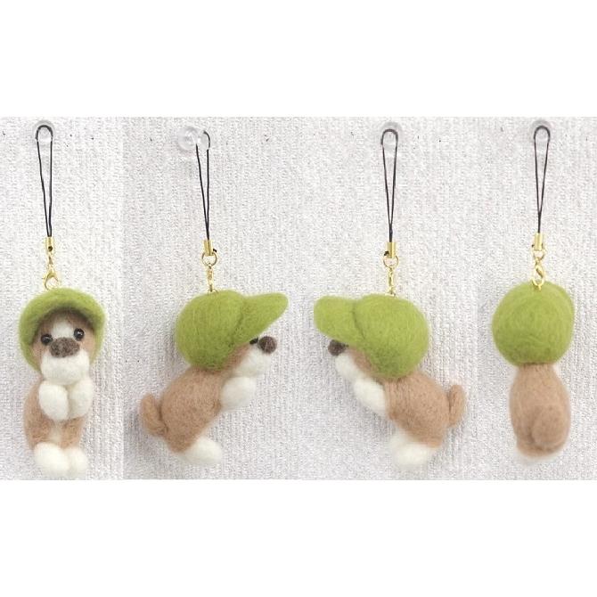完成品/残り柴犬1点のみ】ハンドメイド 日本製 羊毛フェルト キャップ