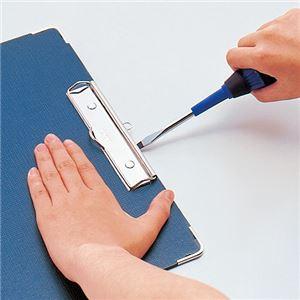 (まとめ) ライオン事務器 ボール用箋挟 A3タテ 紺 No.140 1枚 〔×10セット〕 業務用 まとめ買い 爆買 ポイント消化 日用品_2