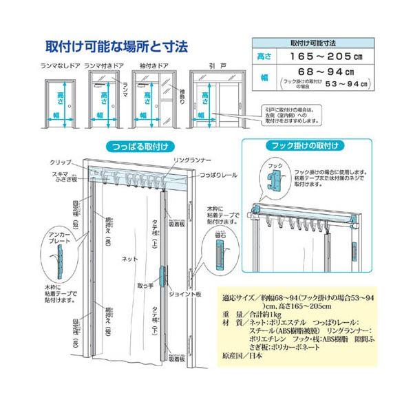 川口技研 虫除け対策 簡単網戸 805759 業務用 まとめ買い ポイント消化 日用品