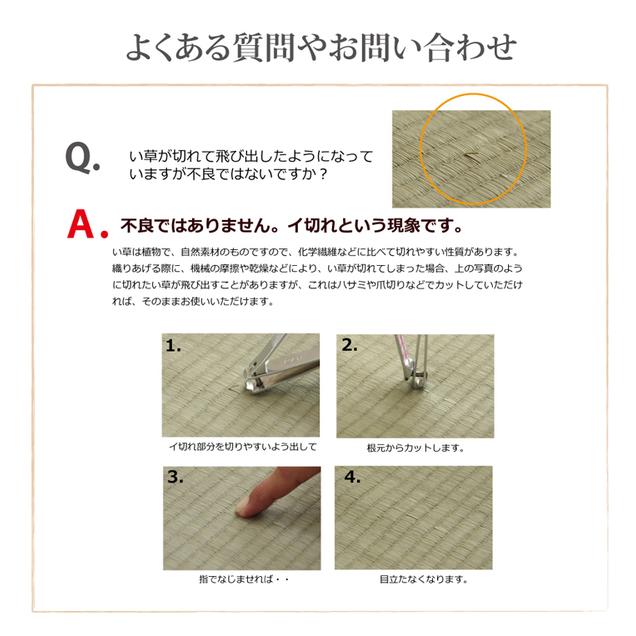 い草 上敷き/ラグマット 〔本間4.5畳 約286.5×286cm〕 日本製 ウレタン 抗菌 防臭 消臭 調湿 空気清浄 業務用 まとめ買い ポイント消化 日用品_13