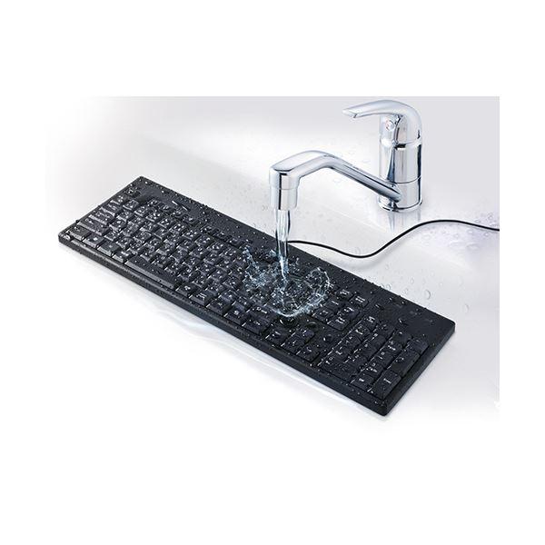 (まとめ) バッファロー USB接続有線スタンダードキーボード 丸洗い対応モデル ブラック BSKBU12BK 1台 〔×5セット〕 まとめ買い 爆買 ポイント消化 PC周辺機器_1