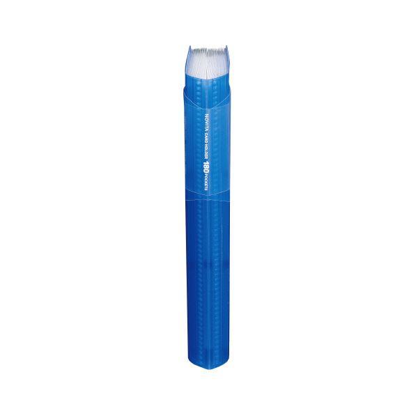 コクヨ カードホルダー(ノビータ)(固定式 スリムタイプ)180名 ヨコ入れ 青 メイ-N218B 1セット(10冊) 業務用 まとめ買い ポイント消化 日用品_2