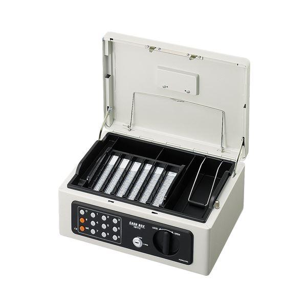 コクヨ 手提げ金庫(テンキー付)B5W313×D229×H130mm ライトグレー CB-T12M 1台 業務用 まとめ買い ポイント消化 日用品_1
