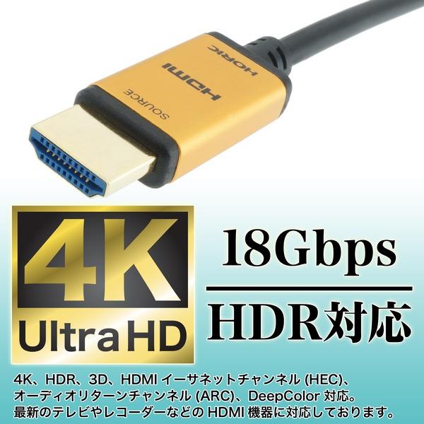 ホーリック 光ファイバー HDMIケーブル 30m メッシュタイプ ゴールド HH300-542GM まとめ買い ポイント消化 PC周辺機器_2