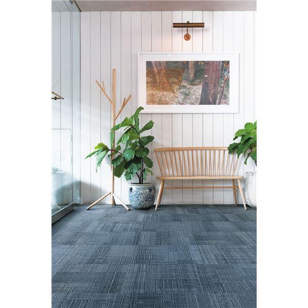 タイルカーペット/絨毯 〔ECOS 約50×50cm 16枚入 ID-1321〕 防炎 静電 消臭 防汚 日本製 スミノエ 〔事務所 オフィス DIY 業務用 まとめ買い ポイント消化
