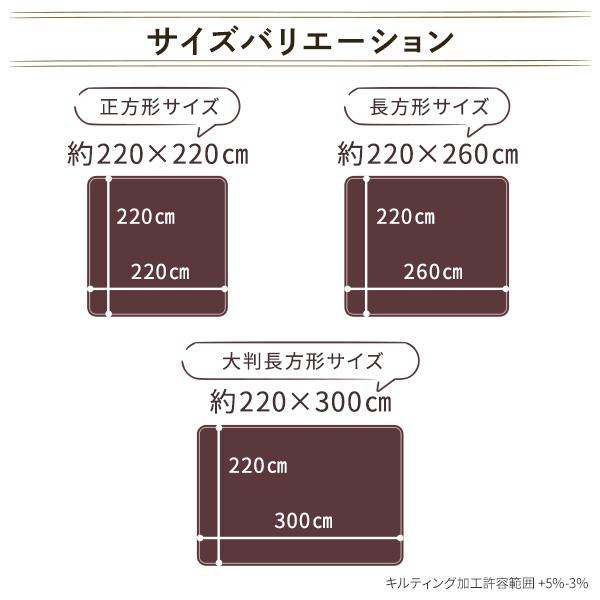 こたつ敷布団 ラグマット 約220×260cm 大判 ブラウン 長方形 洗える 弾力性 クッション性 保温性 ホットカーペット可 リビング 業務用 ま まとめ買い 日用品_3
