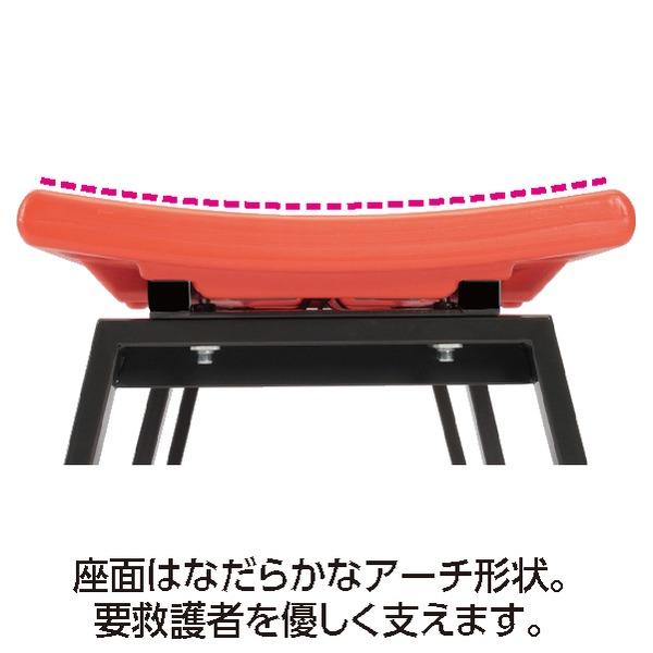 レスキューボードベンチ レスキューオレンジ 座面取り外し式 担架 テラモト 組立式 業務用 まとめ買い ポイント消化 日用品_4