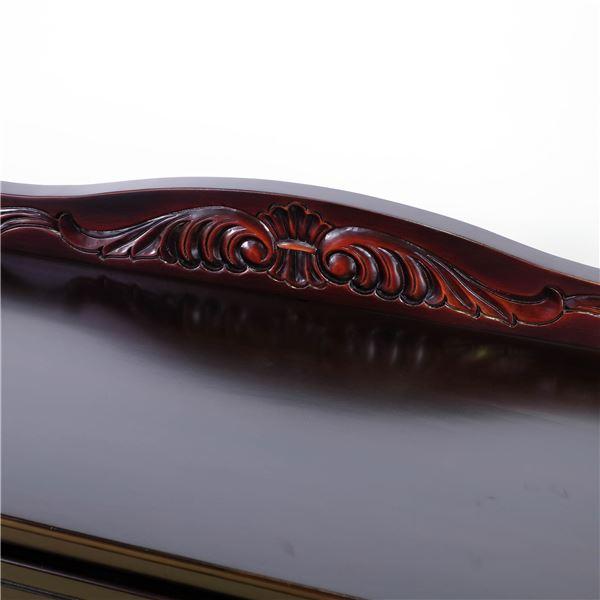 キャビネット 収納棚 約幅110×奥行40×高さ85.5cm ブラウン 木製 引き出し 脚付き 完成品 リビング ダイニング ベッドルーム 業務用 ま まとめ買い 日用品_3