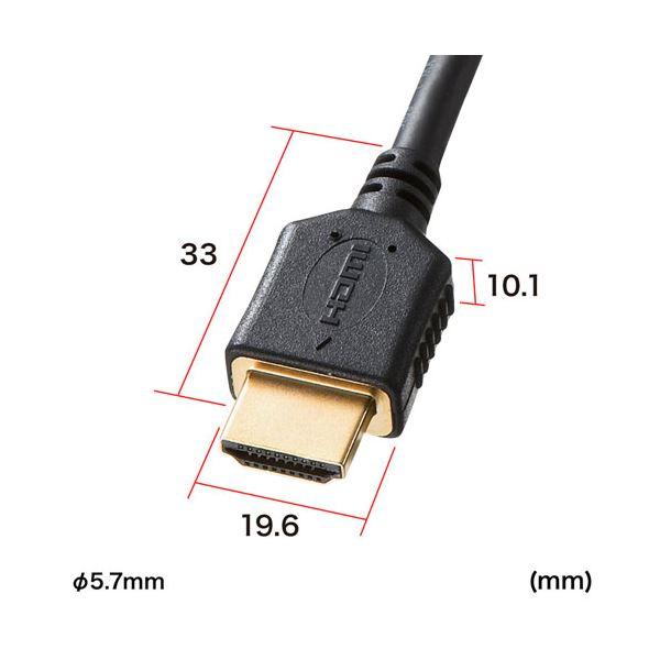〔5個セット〕 サンワサプライ プレミアムHDMIケーブル 1m 黒 KM-HD20-P10X5 まとめ買い ポイント消化 PC周辺機器_2