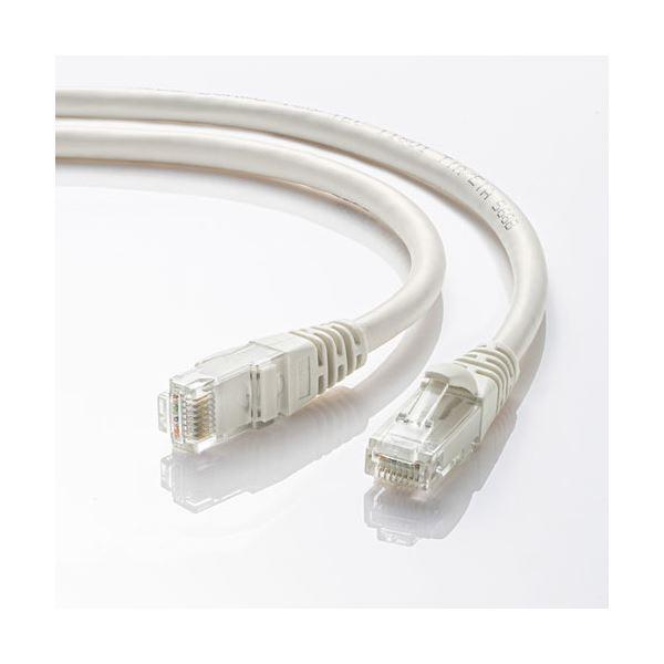 〔5個セット〕 サンワサプライ カテゴリ6Aより線LANケーブル 10m ホワイト KB-T6AY-10WX5 まとめ買い ポイント消化 PC周辺機器_1