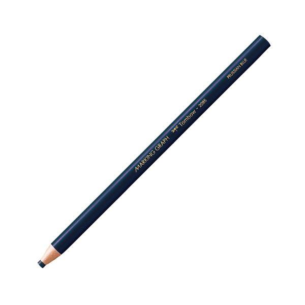 （まとめ） トンボ鉛筆 マーキンググラフ 紙巻 あい2285-17 1ダース（12本） 〔×10セット〕爆買_1