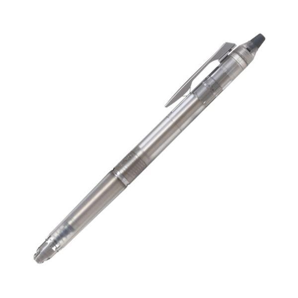 (まとめ) パイロットゲルインキボールペン フリクションボール ノックゾーン 極細0.5mm 黒 (軸色:ニュートラルクリア) LFBKZ-50EF- 業務用 まとめ買い 日用品_1