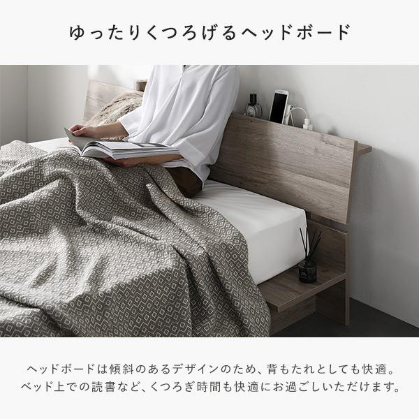 ローベッド 棚付 ステージタイプ クイーン 幅180cm 国産ポケットコイルマットレス付 レギュラー ホワイト ステージベッド爆買_6