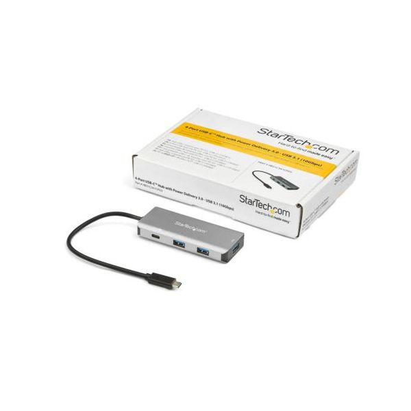 StarTech.com 4ポートUSB-Cハブ USB Type-C×1/Type-A×3 ブラック&スペースグレーHB31C3A1CPD3 1個 まとめ買い ポイント消化 PC周辺機器_4