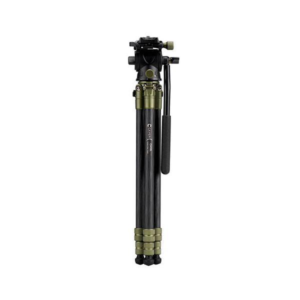 CAYER カイヤー コンパクトカーボン三脚 CH10LS1 3段 脚径16mm グリーン VCAYER-CH10LS1GN まとめ買い 爆買 ポイント消化 PC周辺機器_1