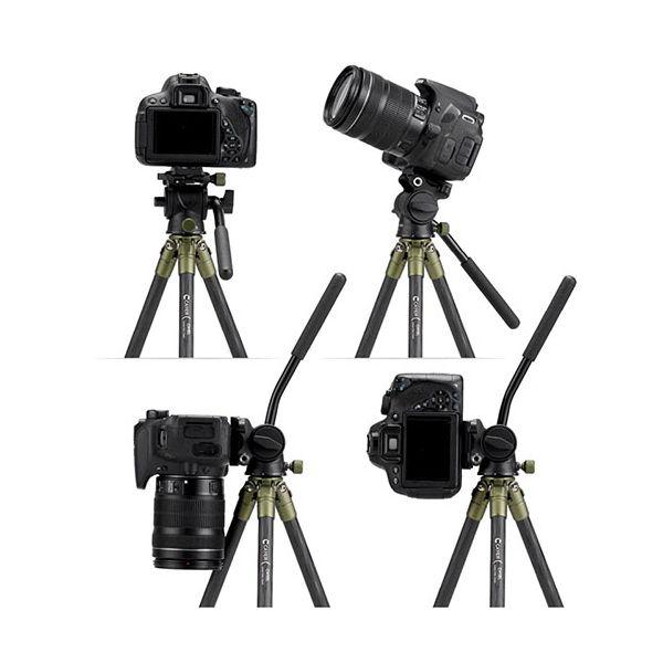 CAYER カイヤー コンパクトカーボン三脚 CH10LS1 3段 脚径16mm グリーン VCAYER-CH10LS1GN まとめ買い 爆買 ポイント消化 PC周辺機器_4