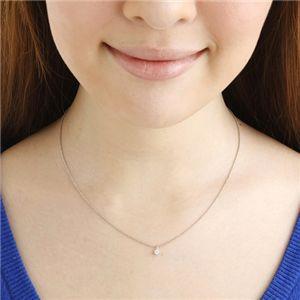 K18ホワイトゴールド0.1ct ダイヤモンドペンダント/ネックレス 送料無料 まとめ買い ポイント消化 ファッション_2