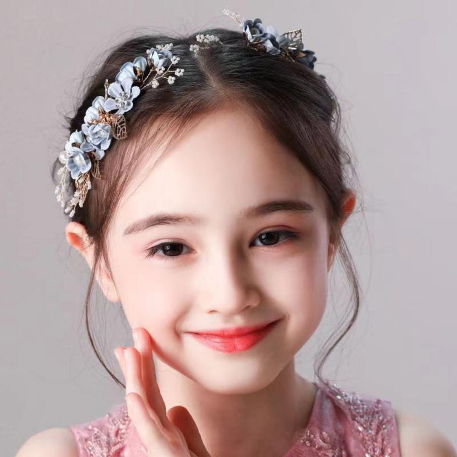 RerCu ヘアアクセサリ 発表会 結婚式 高級 プリンセス ヘッドドレス