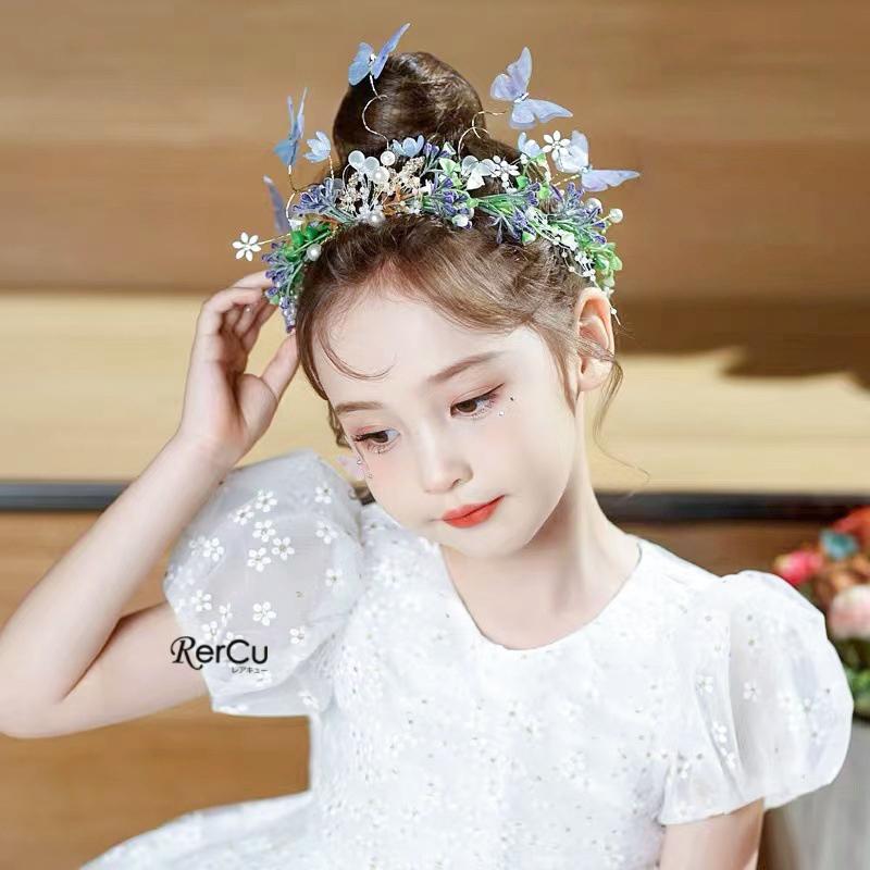 RerCu ヘアアクセサリー キッズ レディース 子供 ピアノ発表会 ヘア