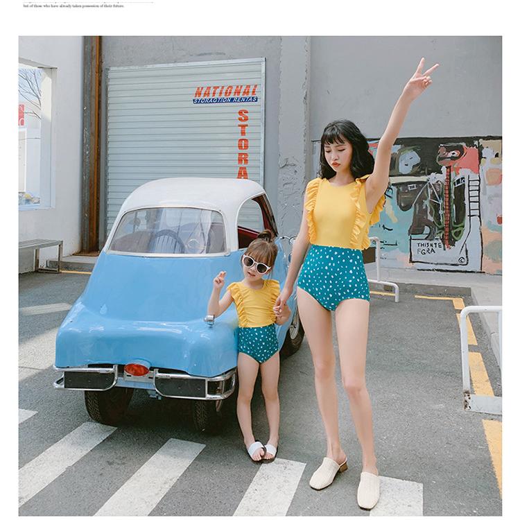 RerCu 水着 女の子 UVカット かわいい おしゃれ 90cm 100cm