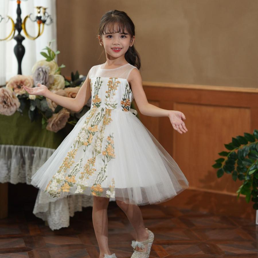 RerCu 子供ドレス ドレス 子供 発表会 ピアノ 結婚式 キッズドレス