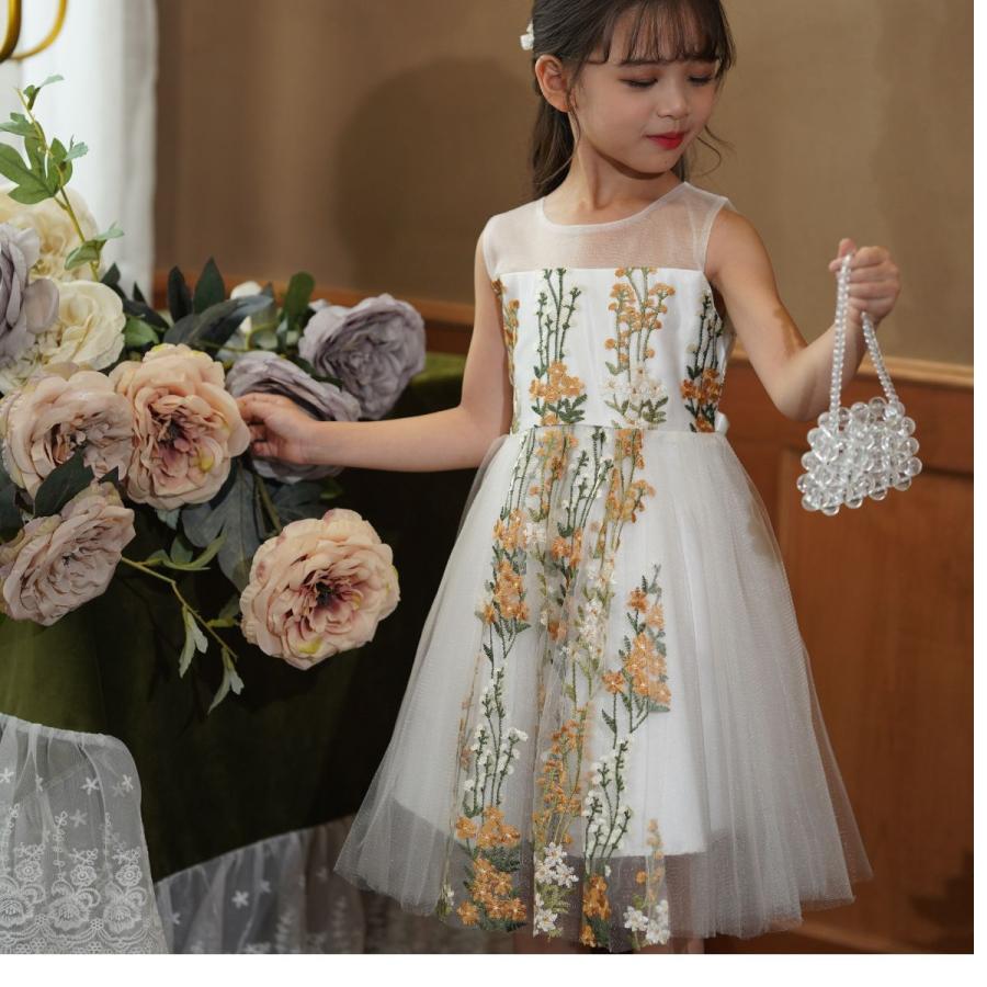 RerCu 子供ドレス ドレス 子供 発表会 ピアノ 結婚式 キッズドレス