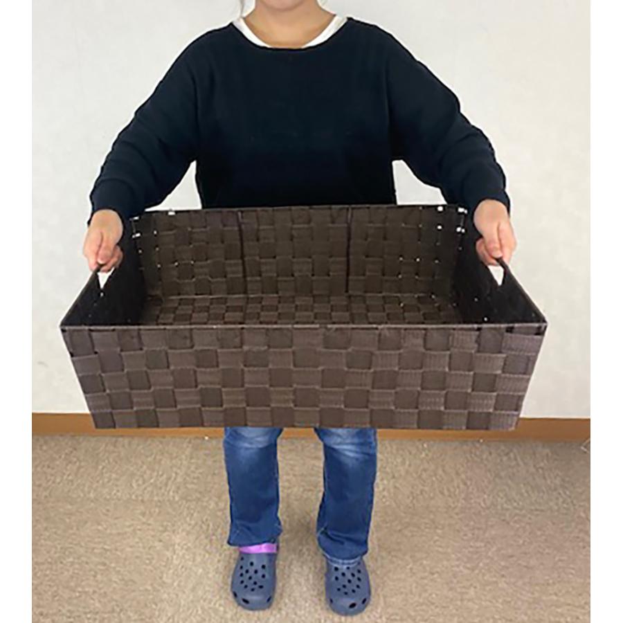 かご 即納可カゴ バスケット 収納 PP 大容量 5898B w61 d46 h17cm