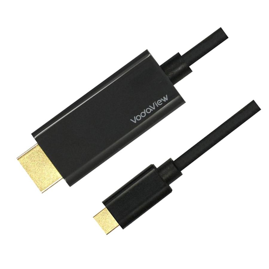 vodaview TypeC to HDMI 変換ケーブル 1.8m メール便送料無料 :VV-USC-HDA018-B-CA:vodaview -  通販 - Yahoo!ショッピング