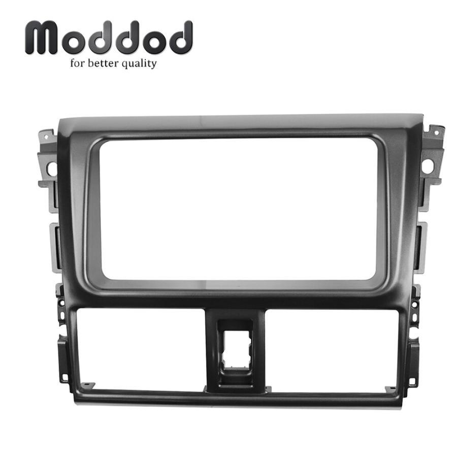 ダブル DIN FASCIA トヨタ ヤリス L 2013 2014 ラジオ DVD ダッシュ マウント ステレオ パネル 取付 トリム