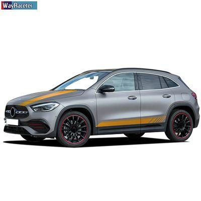 プチプラ フードデカールサイドストライプスカートメルセデスベンツGLAクラスX156 GLA45 AMG 180 200 250 H247アクセサリー