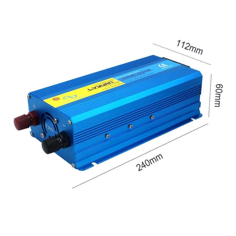インバーター 正弦波 2000W 4000W DC12V/DC24V-AC100V 新型仕様 DC12V/DC24V（直流)をAC100V(交流)に変換 50hz/60hz切替可能 車載から家庭用非常電源 ACコンセント、USBポート リモコン 大電流接 【公式通販】 | 2000W 純粋な正弦波インバーター、デュアル AC 出力 12V/24V DC から 220V AC コンバーター、AC コンセン | パワーインバーター | DAHUA ZUNWEI